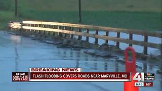 Flooding closes roads across northern Missouri