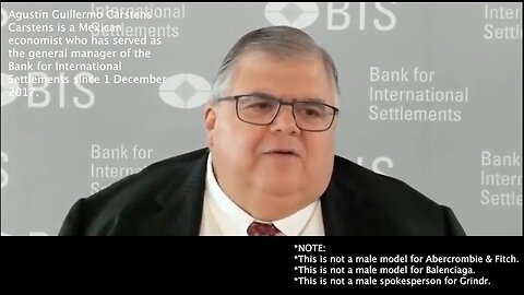 CBDCs | "With the CBDC, the Central Bank Will Have Absolute Control Over Rules and Regulations and We Will Have the Technology to Enforce That." - Agustín Carstens (General Manager of the Bank of International Settlements & Not a Male Model