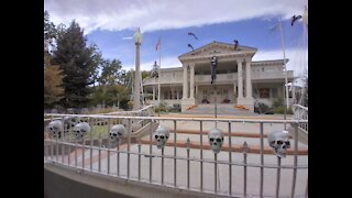 NV Gov.'s Mansion Halloween decorations have raised questions