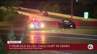 1 child dead, another seriously hurt after crash on M-39 in Detroit