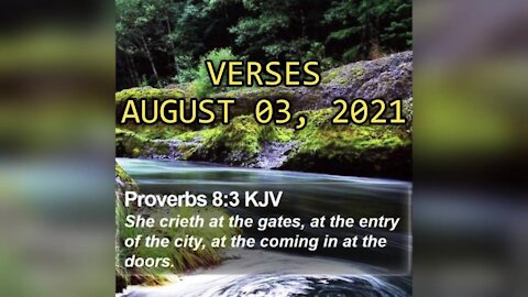 #BIBLE #VERSES | AUGUST 03, 2021 | #2021AUGUST03