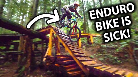 My Enduro Bike Feels BETTER THAN EVER On These North Shore Trails! | Jordan Boostmaster