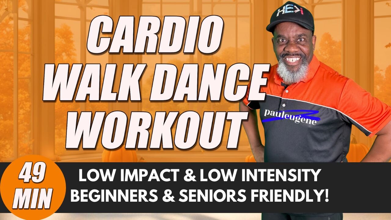 Low Impact Cardio Walk Dance Workout Beginners Senior Friendly