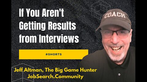 If You Aren't Getting Results from Interviews? #shorts