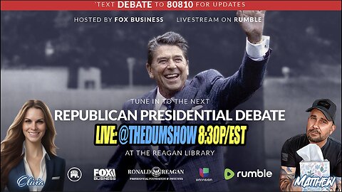🚨Tonight 8:00PM Eastern: 2nd GOP Debate Ronald Reagan Library