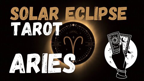 Aries ♈️- Responding instead of reacting! Solar Eclipse tarot reading #aries #tarotary #tarot