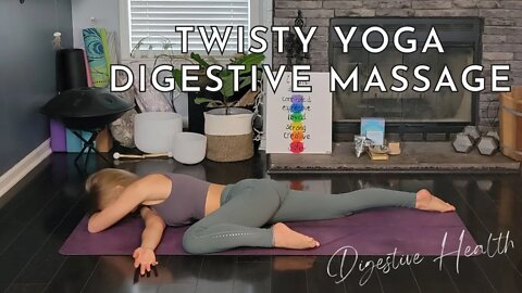 Beginners Twisty Yoga Flow | Digestive Massage | Internal Massage | Yoga with Stephanie