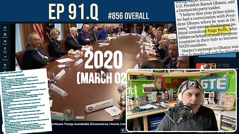 Ep 91.Q - COVID911 on full display in March 2 2020 White House meeting