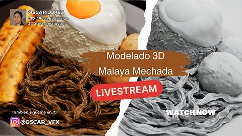 LIVE - Modelado Malaya Mechada 3D - Consumer Goods