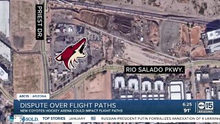 New Coyotes arena could impact flight paths