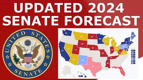 Updated 2024 Senate Map Prediction (December 3, 2023)