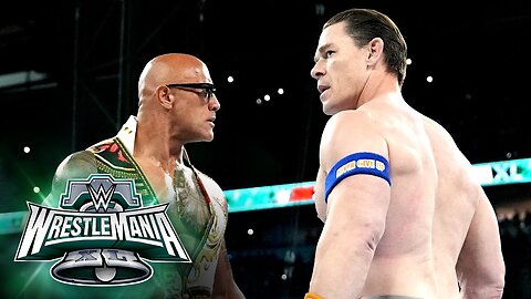 The Rock and Jhon Cena come face to face at WrestleMania XL: