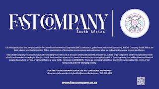 SOUTH AFRICA - Fast Company SA Most Innovative Company poster design (Graphics) (LD8)
