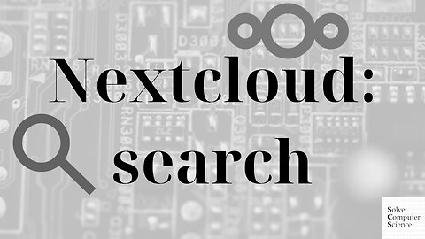 Full text search in Nextcloud