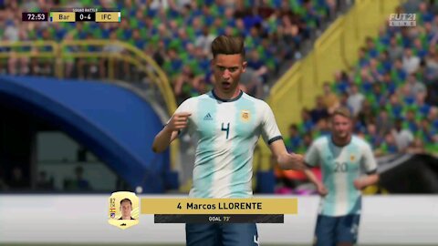 Fifa21 FUT Squad Battles - Marcos Llorente solo strike