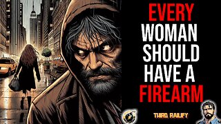 With violent crime soaring EVERY woman should have a firearm.