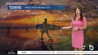 ABC 10News Pinpoint Weather with Meteorologist Megan Parry