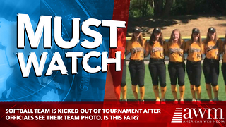 Softball Team Is Kicked Out Of Tournament After Officials See Their Team Photo. Is This Fair?