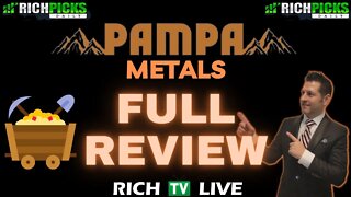 Pampa Metals Corp. (CSE:PM)(OTCQX:PMMCF)(FSE:FIRA) Copper - Gold - CHILE - RICH TV LIVE