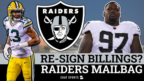 Raiders Rumors Mailbag: Re-sign Andrew Billings? Sign Allen Lazard & Damien Harris In Free Agency?