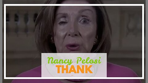 Nancy Pelosi — This is my final speech…
