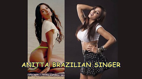 Anitta Sexy Brazilian Singer & Actress Performing on Stage in Amazing Outfit