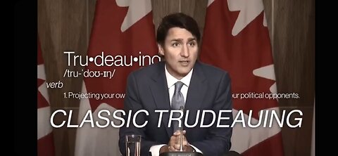 Tru-deau-ing a new word that should be added to the Oxford Dictionary...😬