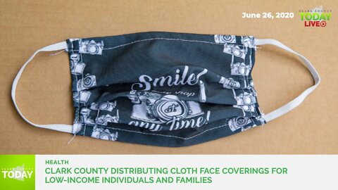 Clark County distributing cloth face coverings for low-income individuals and families