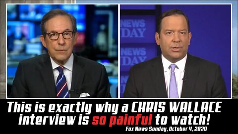 This Is Exactly Why A Chris Wallace Interview Is So Painful to Watch!