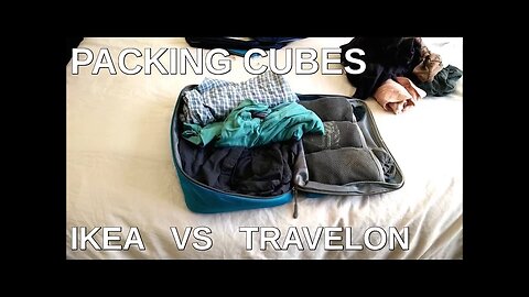 Packing Cubes Review! IKEA VS TRAVELON