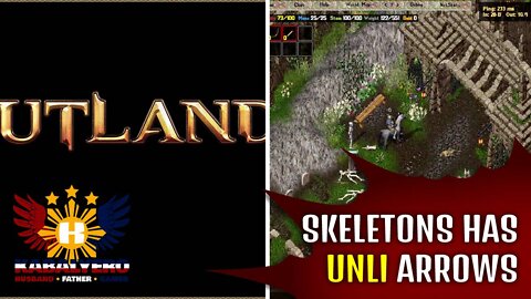 UO Outlands Gameplay [01/18/2022] - Trying Out Archery, Skeleton Has Unlimited Arrows