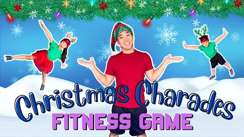 🎄🤔Play the Game! Christmas Charades WORKOUT | Fun Kids Exercise