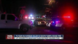72-year-old woman killed in South Tampa house fire