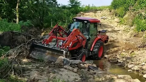 Ditch crossings; Culvert? Bridge? Or Ford crossing? How to cut a ditch crossing on your land