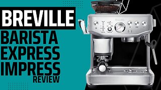 Breville Espresso Machine Barista Express Impress Coffee Machine Review & Demo