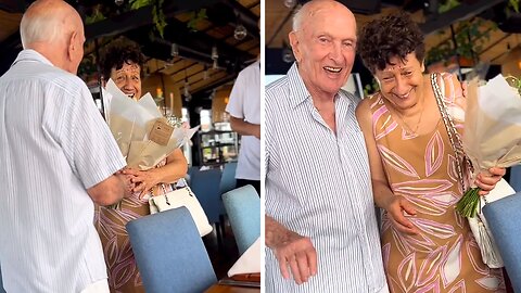 Adoring couple celebrates 60 years of love and devotion