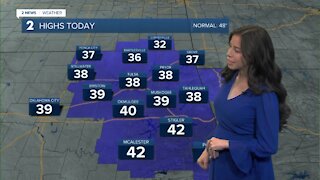 Above Freezing Temperatures Today