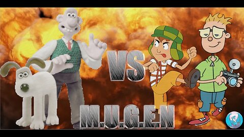 MUGEN - Request by @kahfitetsuoshimafanroadto3806 - Wallace & Gromit VS Ian Kelly & El Chavo