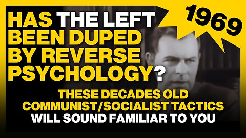 WATCH: The left HAS BEEN duped by reverse psyhology