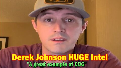 Derek Johnson HUGE Intel: "A great example of COG"