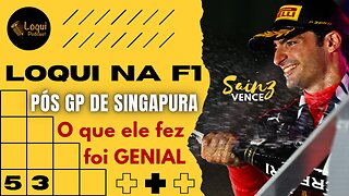 Pós GP de SINGAPURA - F1 2023 🏆 Etapa 15/22 🏁 Loqui na F1 - 15 🎙Loqui Podcast #053