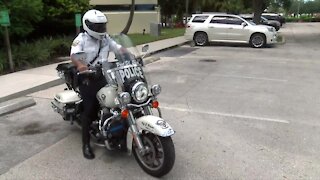 PSLPD motorcycle officers will get new full face helmets after officer suffered injuries in February crash