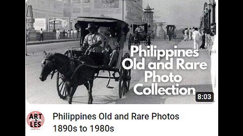 Philippines Old and Rare Photos 1890s to 1980s