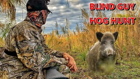 Blind guy goes hog hunting! First Florida boar hunt. Did we bag us a pig??