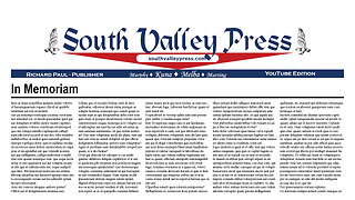 South Valley Press offering Community Members Free Self-Service Obits