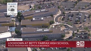 Lockdown at Betty Fairfax High School in Laveen