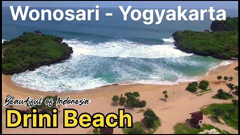 View Drone Drini Beach - Wonderfull Indonesia