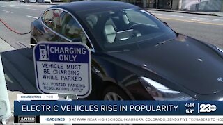 Rising gas prices leading to growing popularity of electric vehicles