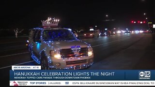 Hanukkah celebration with parade in downtown Phoenix