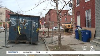 Three buildings demolished on S. Stricker Street